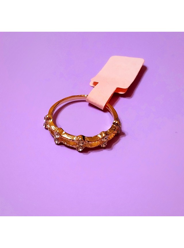 Кольцо "Алекса" размер 18, золотистое, под золото