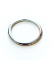 Кольцо "Симпл" размер 16, серебристое, под серебро