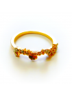Кольцо "София" размер 16, золотистое, под золото