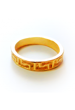 Кольцо "Антик" размер 18, золотистое, под золото
