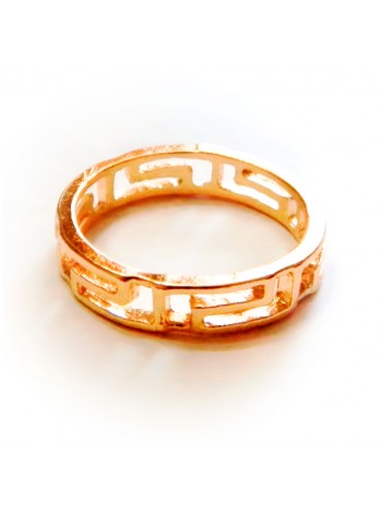 Кольцо "Греция" размер 19, золотистое, под золото