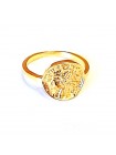 Кольцо "Эллада" размер 17, золотистое, под золото