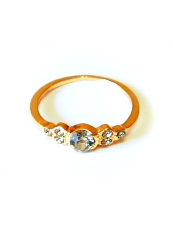 Кольцо "Кейтлин" размер 16, золотистое, под золото