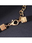 Ожерелье чокер цепь "Саманта" на шнурке