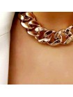 Ожерелье чокер цепь "Саманта" на шнурке