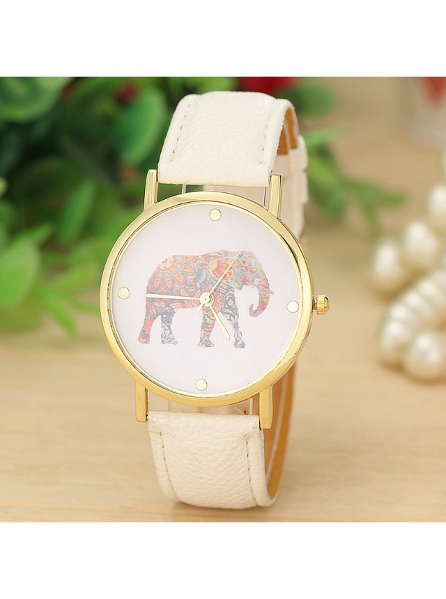 Часы "Слон" (Белые)