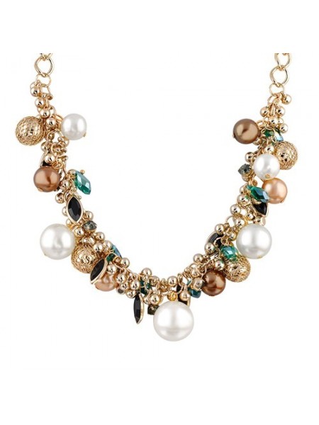 Ожерелье в стиле Dior "Шик" (Белый жемчуг)